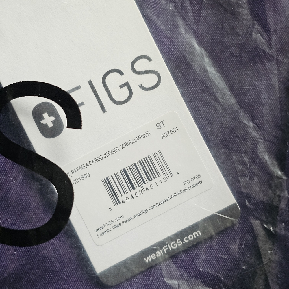 Figs Purple Scrub Jumpsuit - Picture 4 of 4